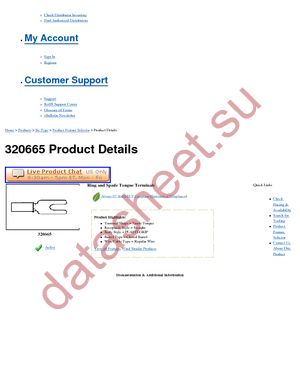 320665 datasheet  